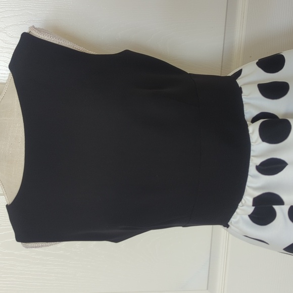 Kate Spade Grid Dot Color block Midi Dress - Picture 4 of 9